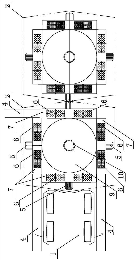 Intelligent automatic conveying vehicle for aviation epidemic prevention