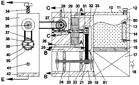 Greenhouse mulching film drilling equipment through methane