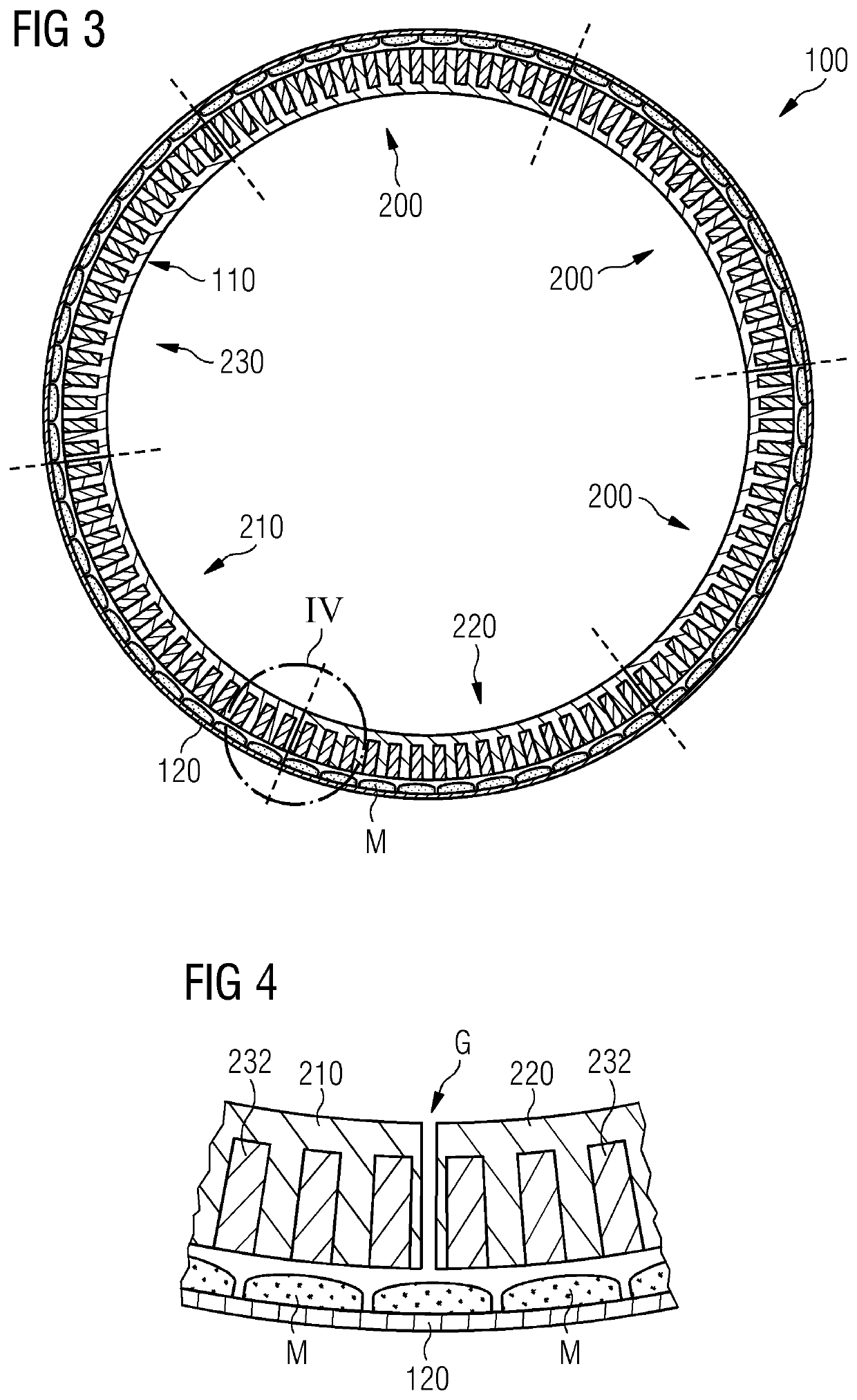 Segmented stator assembly with flexible electrical connections, generator and wind turbine with such a stator assembly