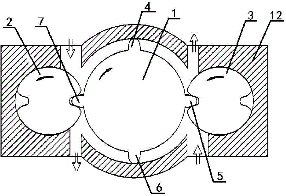 Novel gear pump with non-full-tooth gears