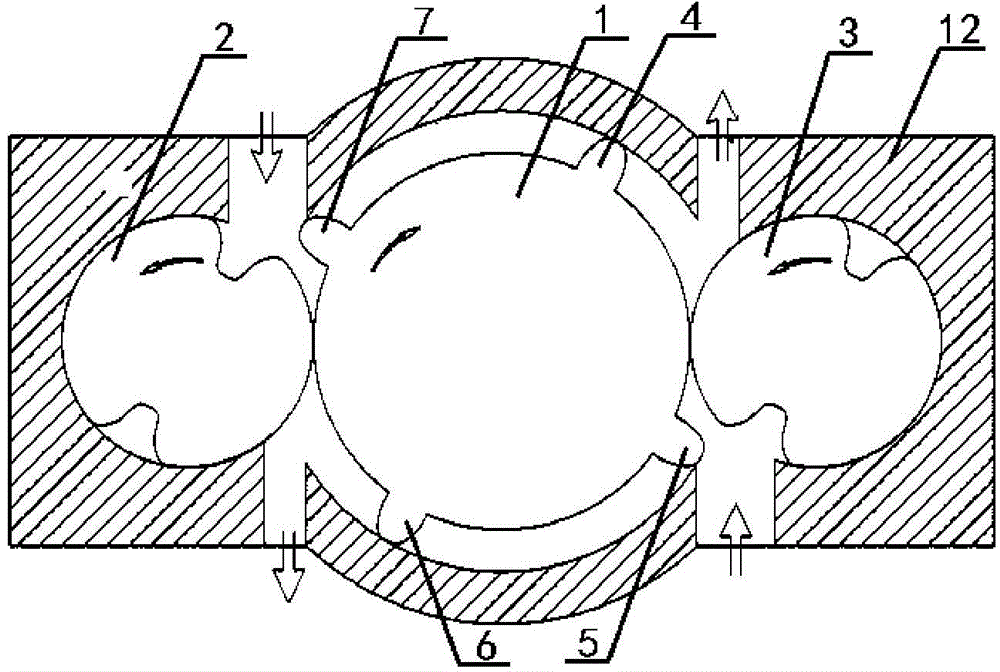 Novel gear pump with non-full-tooth gears