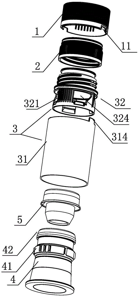 Full-plastic anti-counterfeiting cap, aluminum plastic anti-counterfeiting cap and combining connection sleeve used for anti-counterfeiting caps