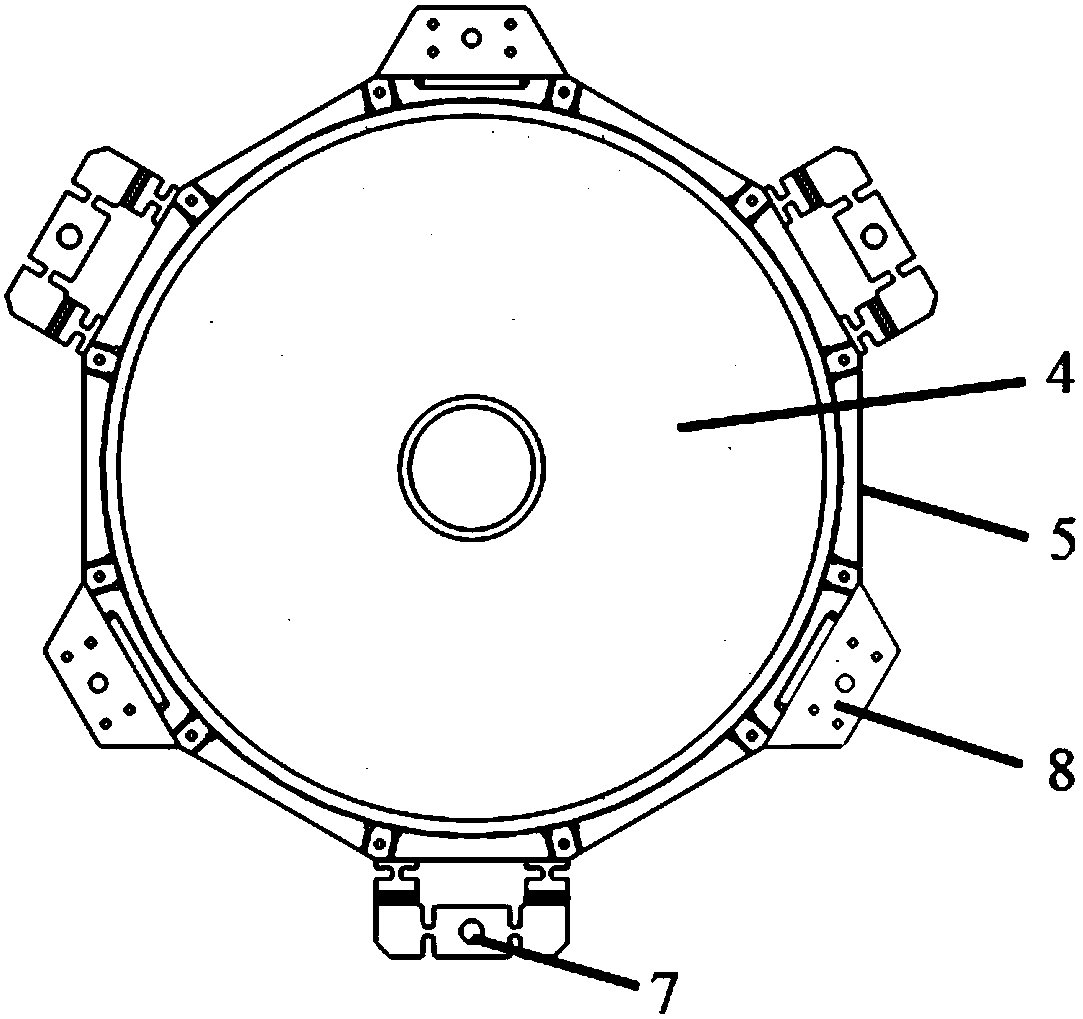 A supporting integrated reflector