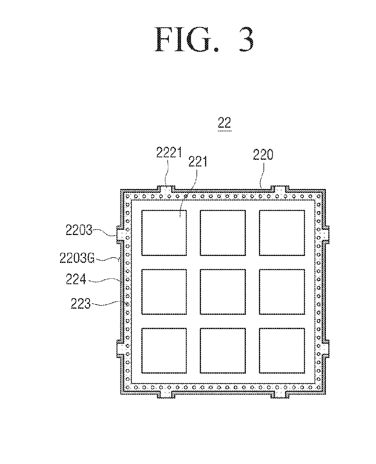 Electronic device having interference shielding structure
