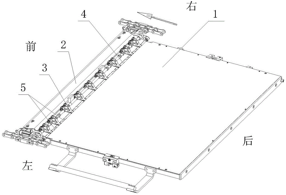 A tooth row device and its working method