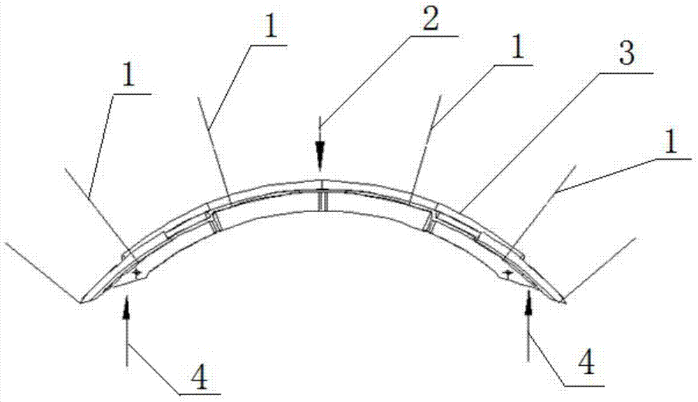Deformation compensation method for machining arc-shaped parts