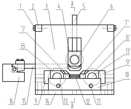 Strip bending device for thermal power simulator