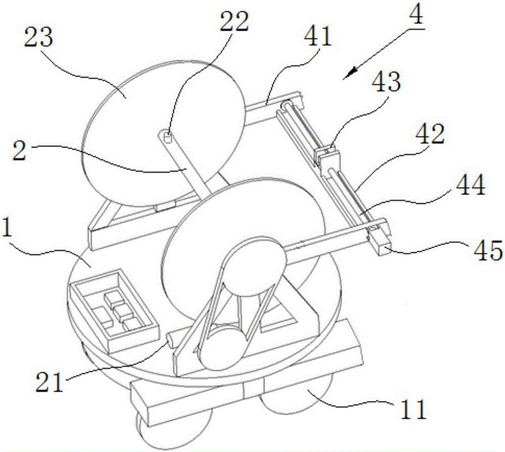 Water pipe take-up and pay-off device