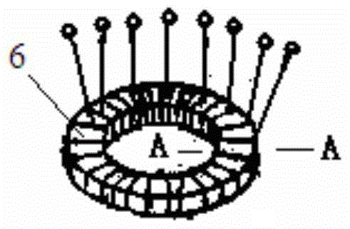 High-voltage current transformer and error testing system and method of the transformer