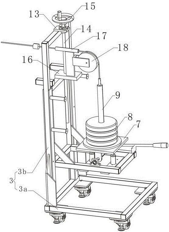 Lifting-adjustable combination badminton training mesh frame for campus and operation method thereof