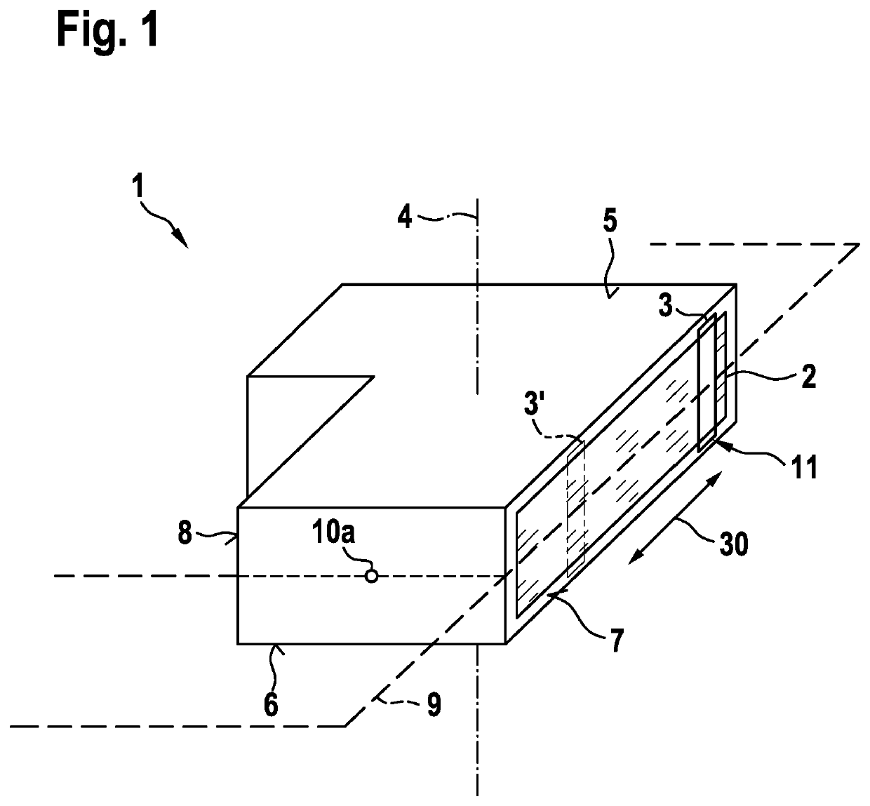 Lidar sensor comprising a viewing window and a cleaning unit, and associated sensor assembly