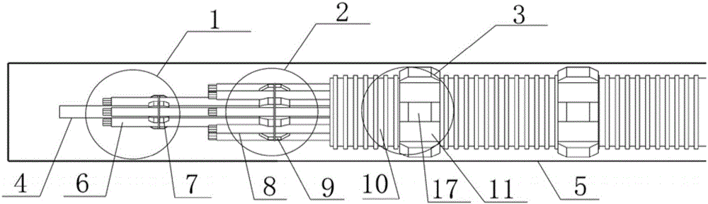 Multi-layer nest and coaxial sequencing assembly type anchor cable construction and installation method