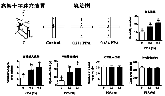 Application of phenylpyruvic acid in preparation of products for relieving or improving anxiety and depression behaviors