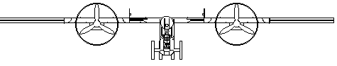 Non-rear-thrust type composite wing aircraft with ducted fan composite auxiliary wings and additional wings