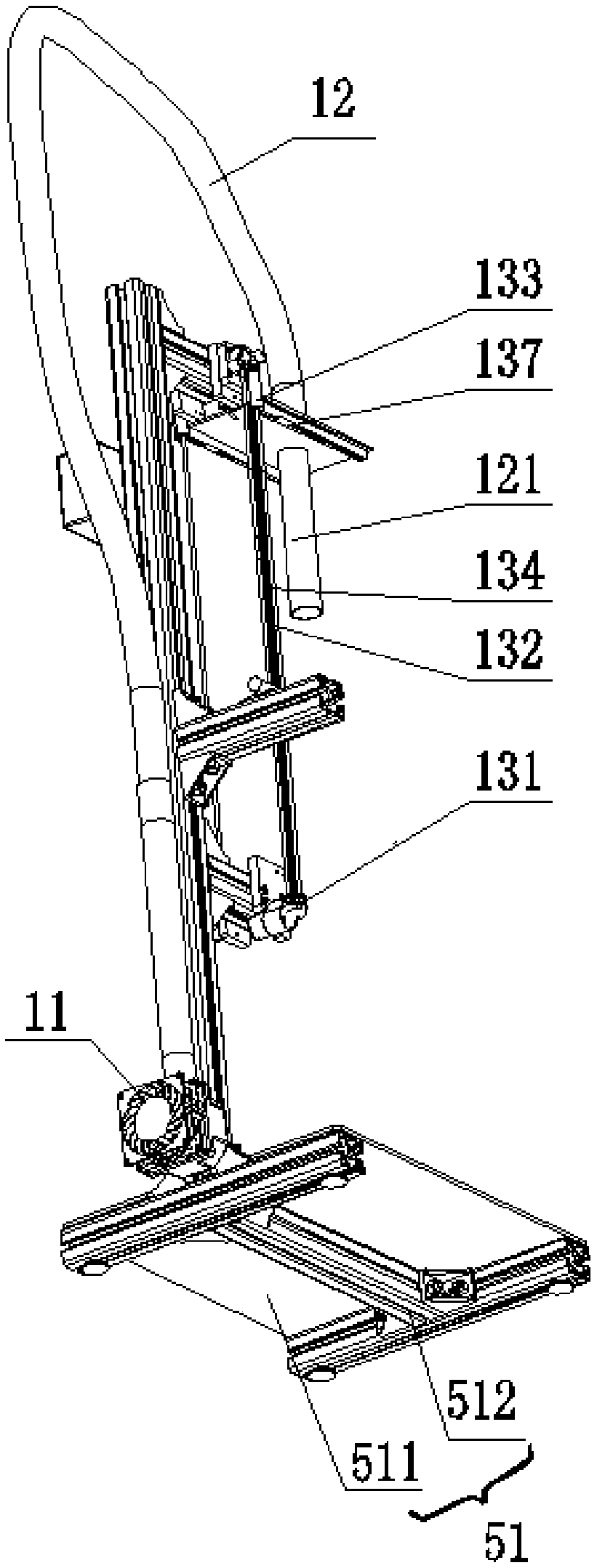 Test device for intelligent garbage bins, test device combination structure and test method