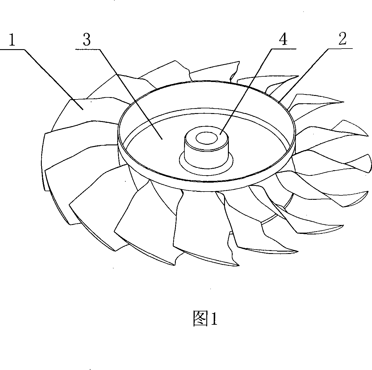 Blower fan integral wheel and method of manufacture