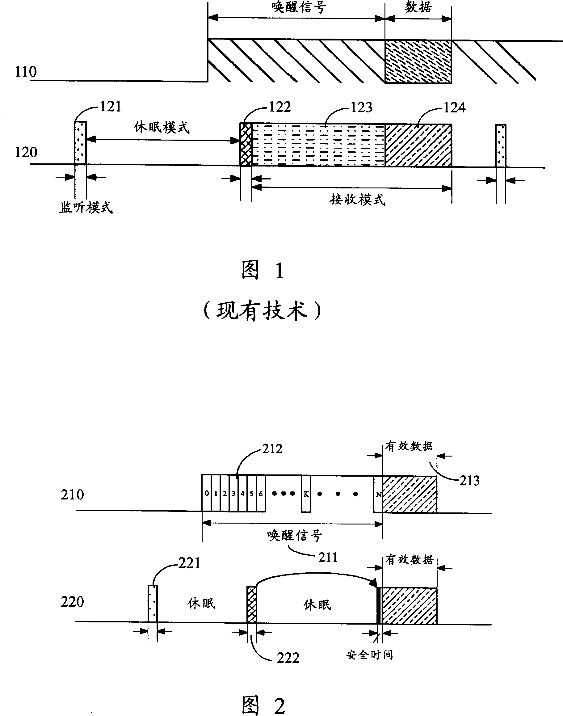 RFID system and method for operating the system under energy-saving mode