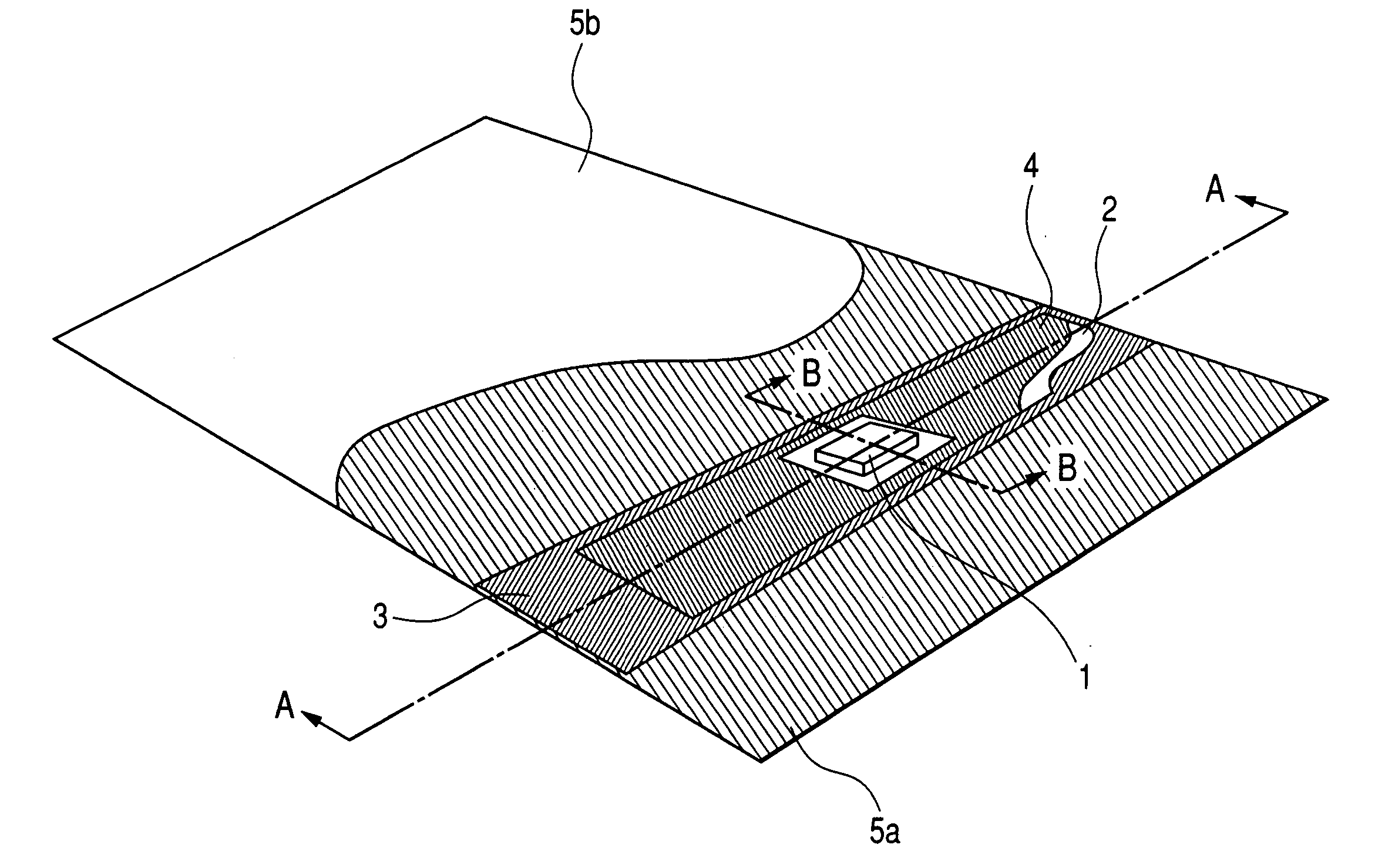 Paper tag identified by using radiofrequency and method of manufacturing the same