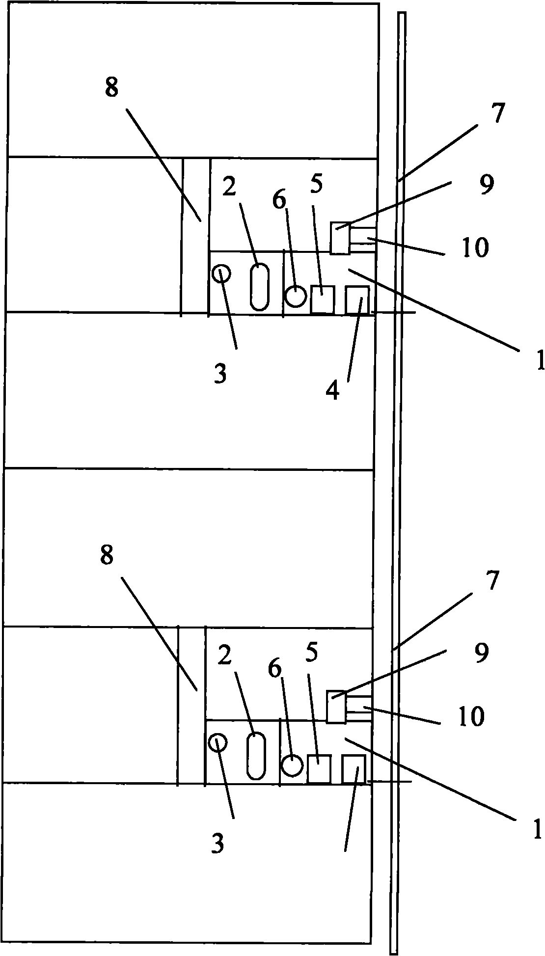 Fire-extinguishing escape method and device for high-rise building