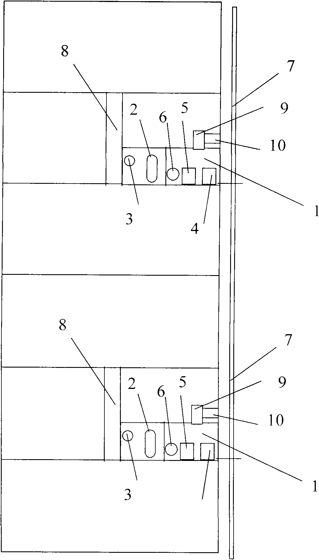Fire-extinguishing escape method and device for high-rise building
