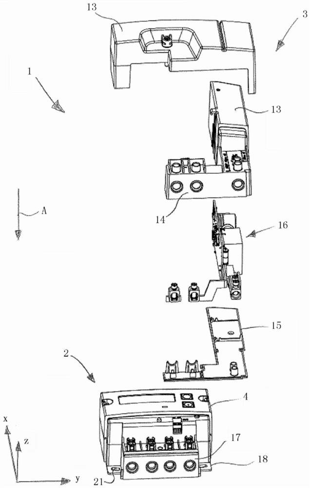 Ingress protection assembly for a utility meter and meter arrangement comprising same