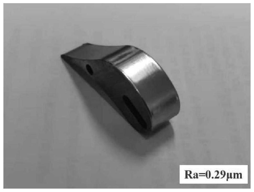 Segmented defocusing laser polishing method for turbine guide vane of oxygenerator