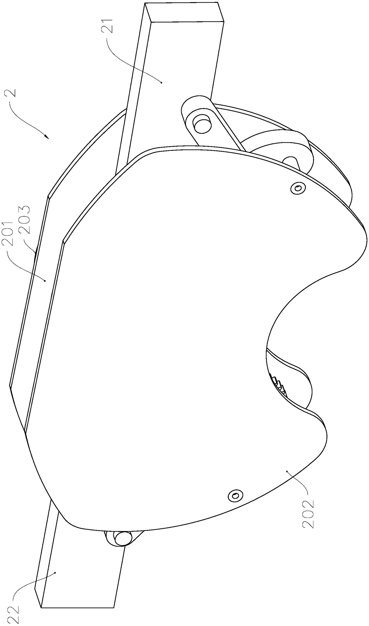 Lower limb rehabilitation training external skeleton system, walking control method and hip joint structure thereof