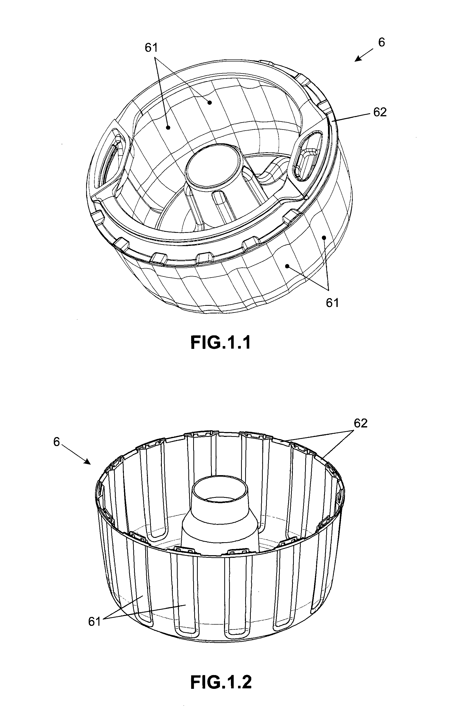 Coupling system of removable compartment for applicances