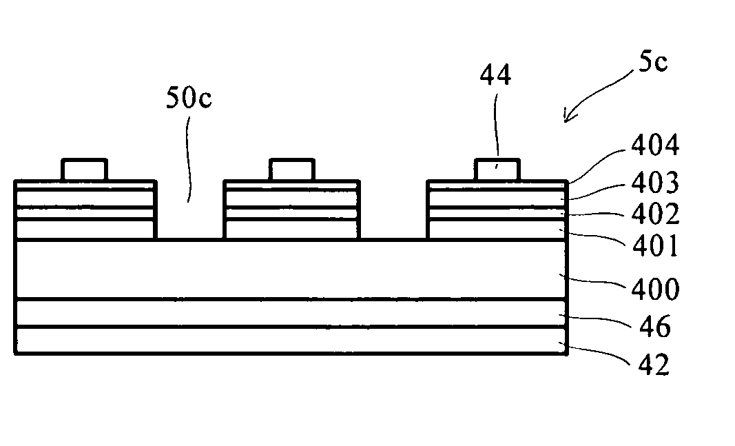 Large-sized light-emitting diodes with improved light extraction efficiency