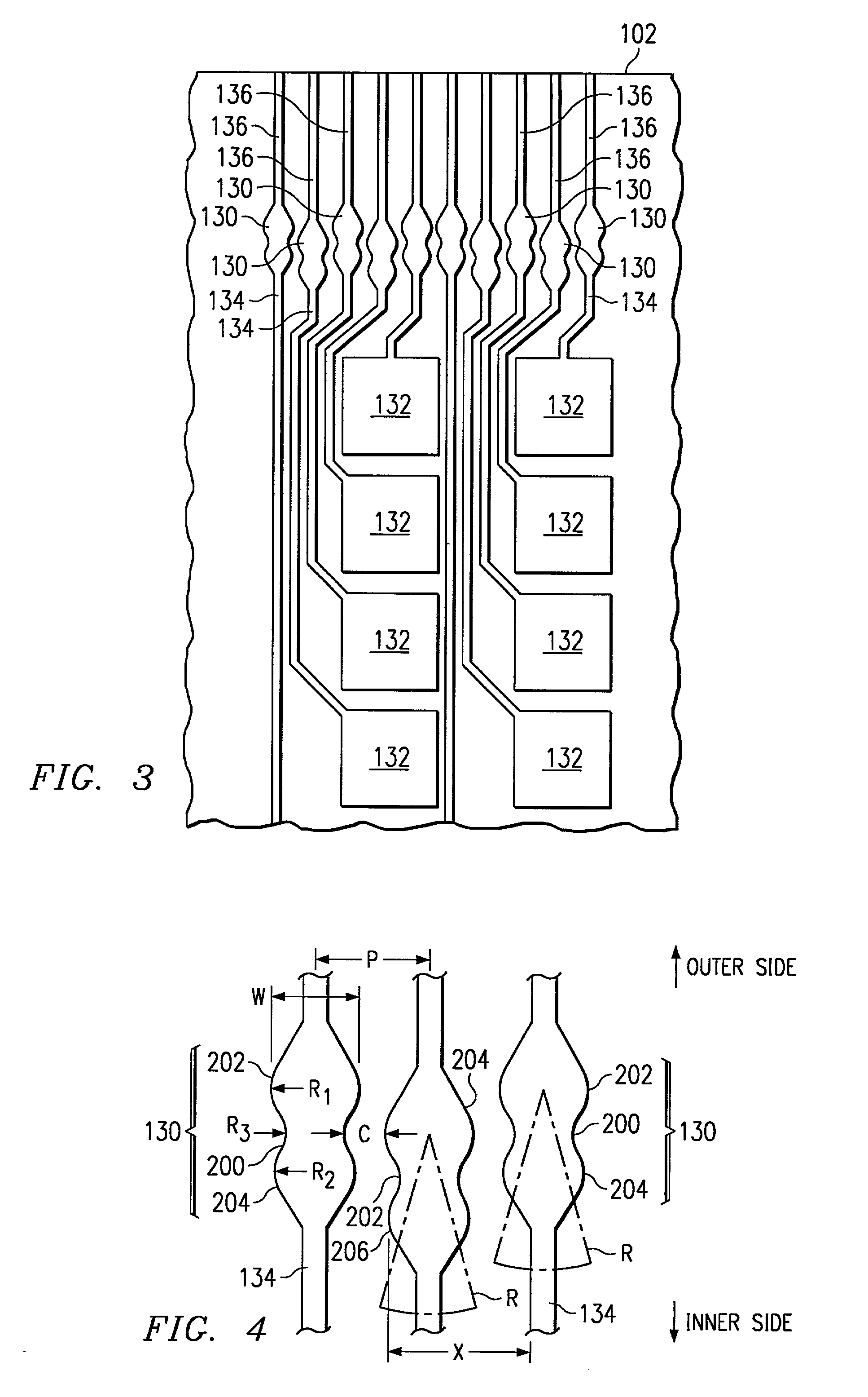 Substrate for carrying a semiconductor chip and semiconductor device using same