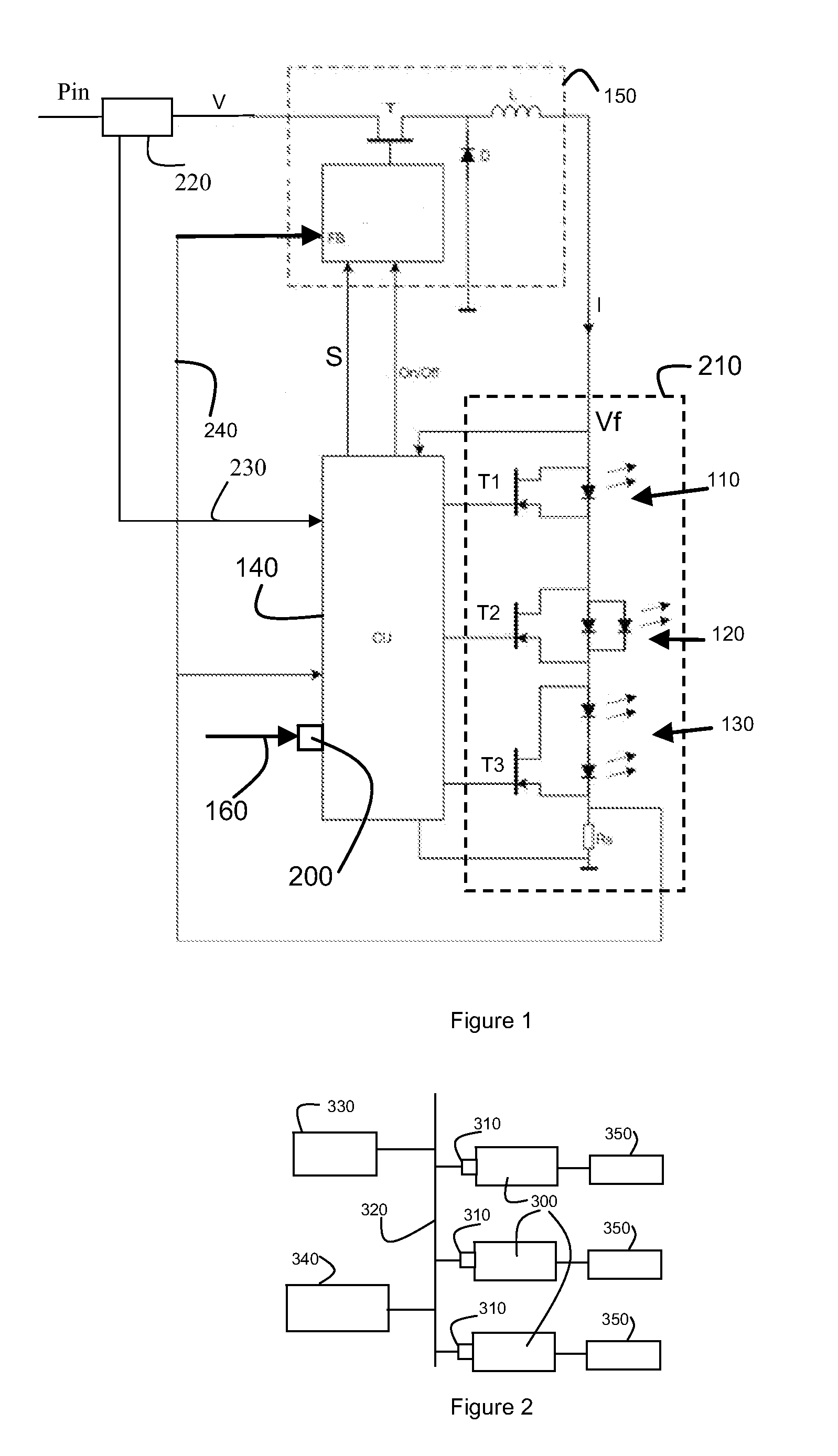 LED driver and lighting application for wattage control