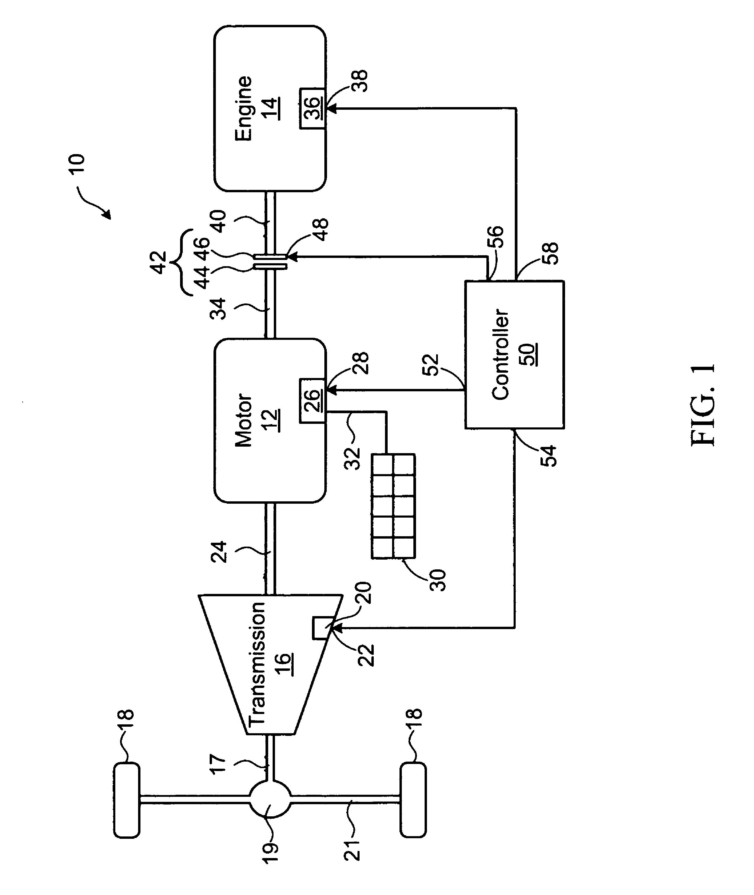 Method and apparatus for starting an engine in a hybrid vehicle
