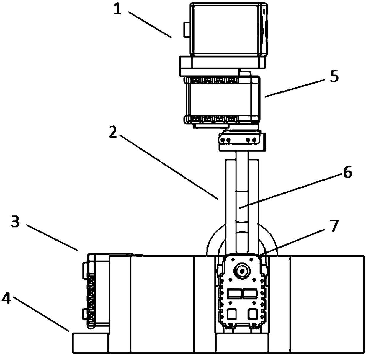 A three-degree-of-freedom robot visual servo platform