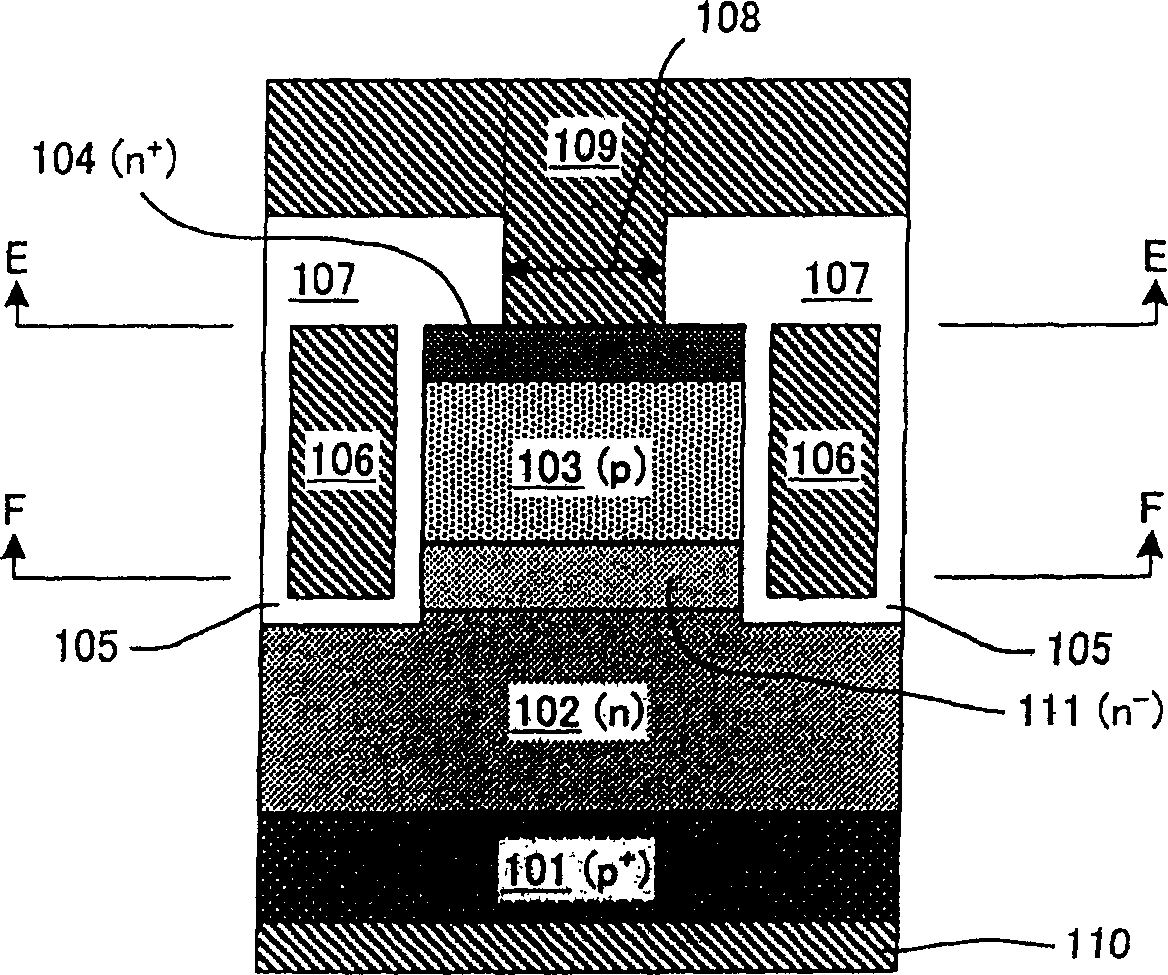 High withstand voltage field effect type semiconductor device