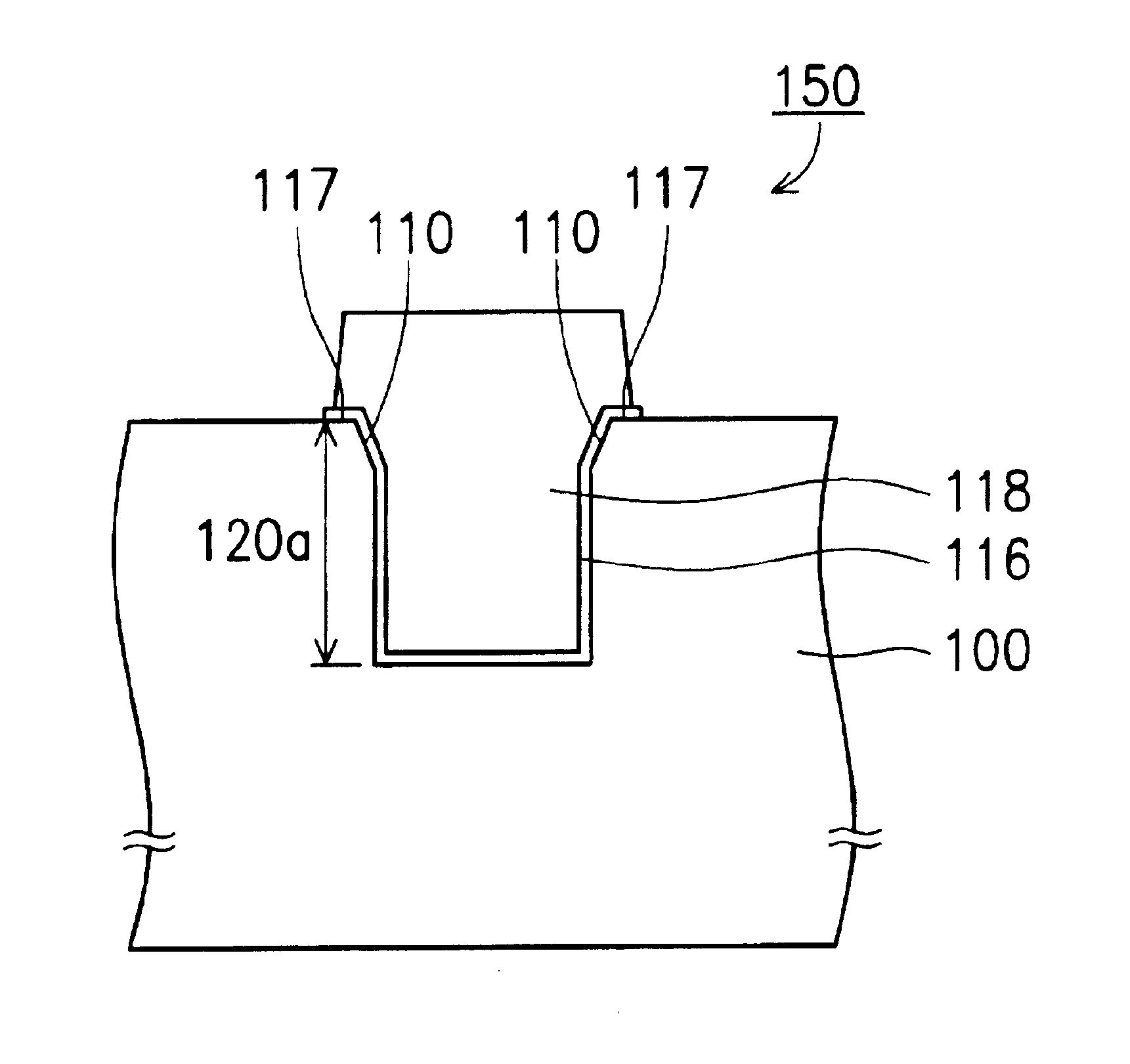 Method of forming shallow trench isolation with chamfered corners