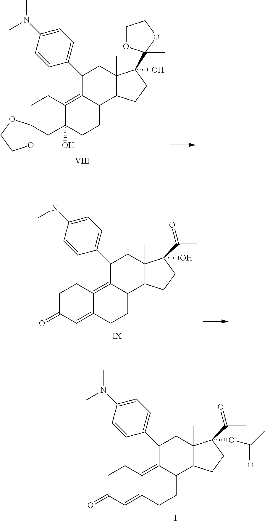 Method for preparing ulipristal acetate and key intermediate thereof