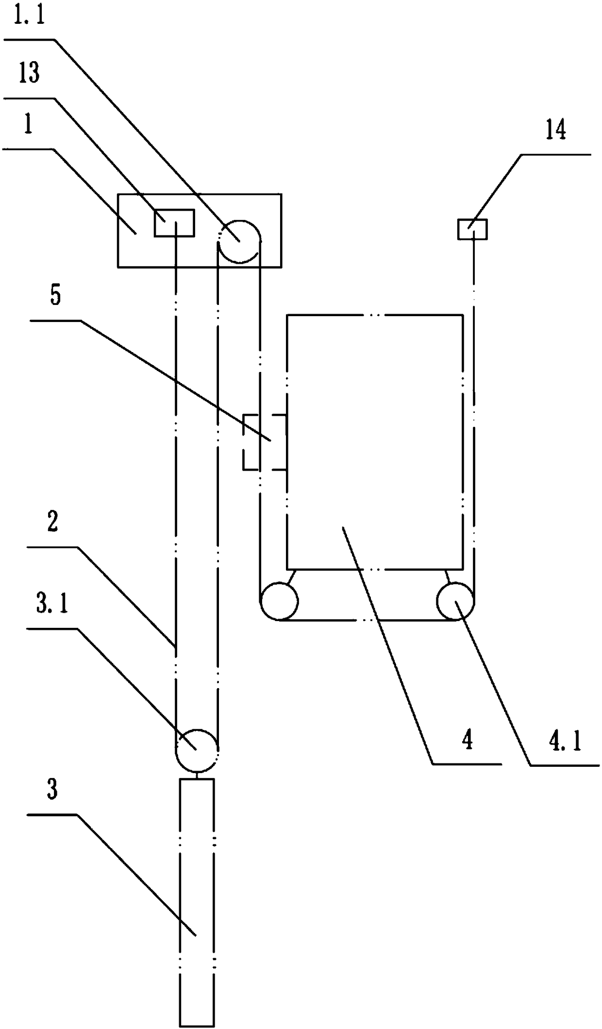 Traction power system for elevator