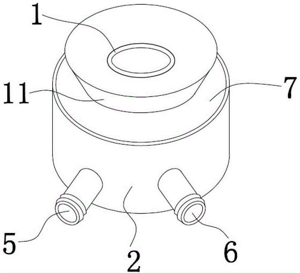 Output lens cooling device of carbon dioxide laser