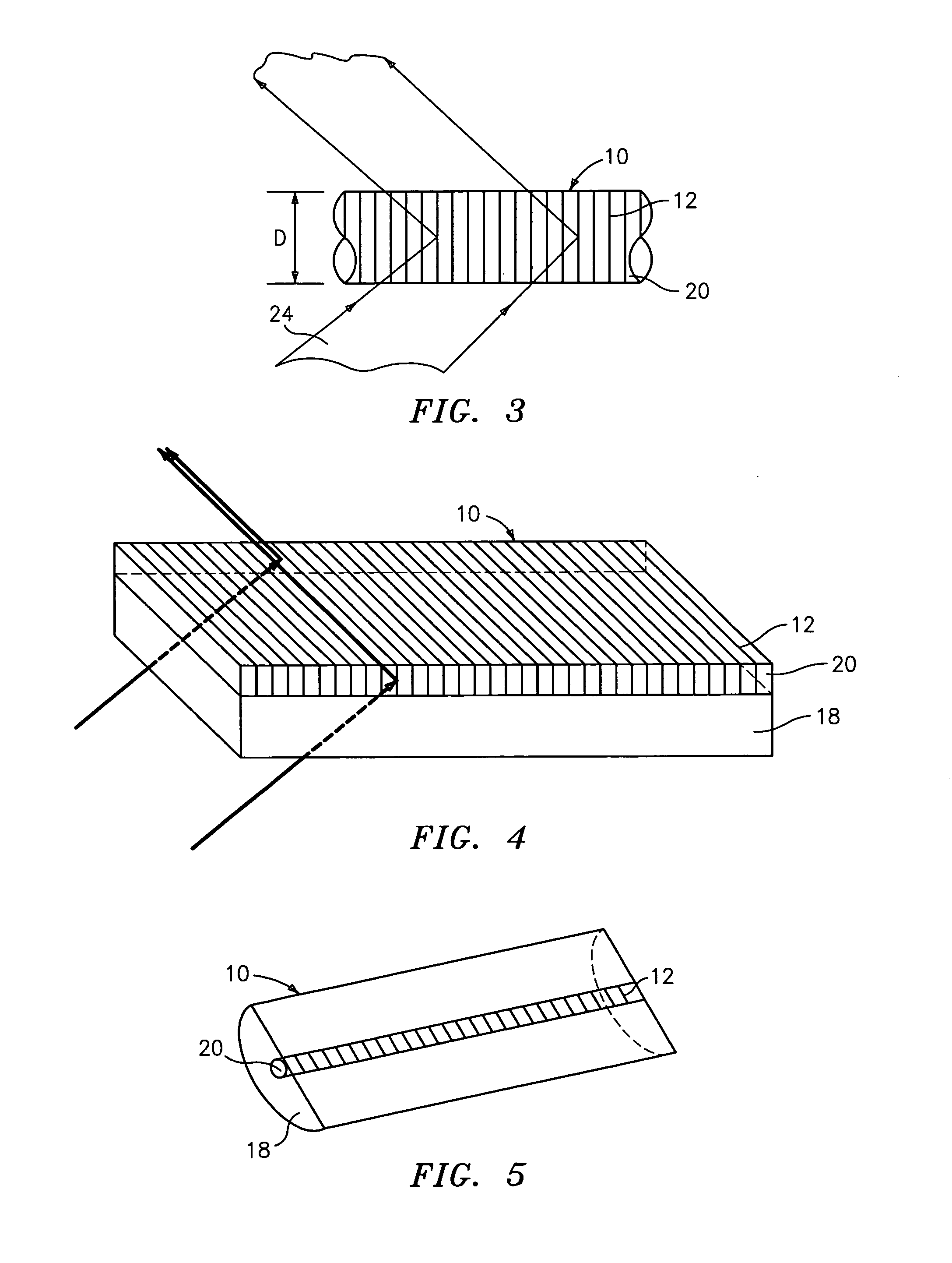 Diffraction grating-based encoded particle