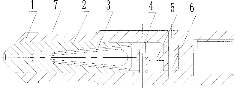 Safety rope socket and fuse calculation method for same