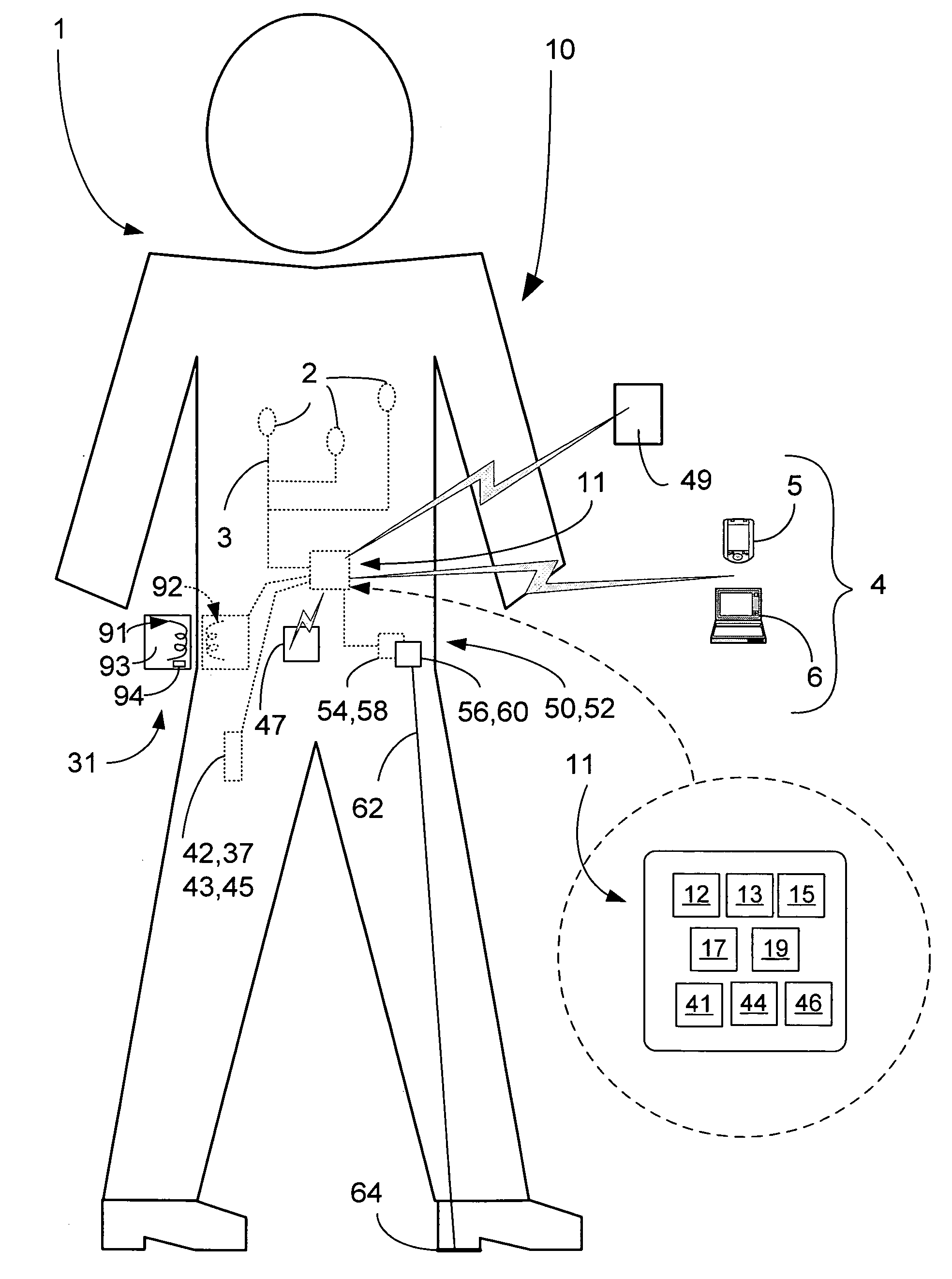 Hard disk drive medical monitor with electrical grounding system