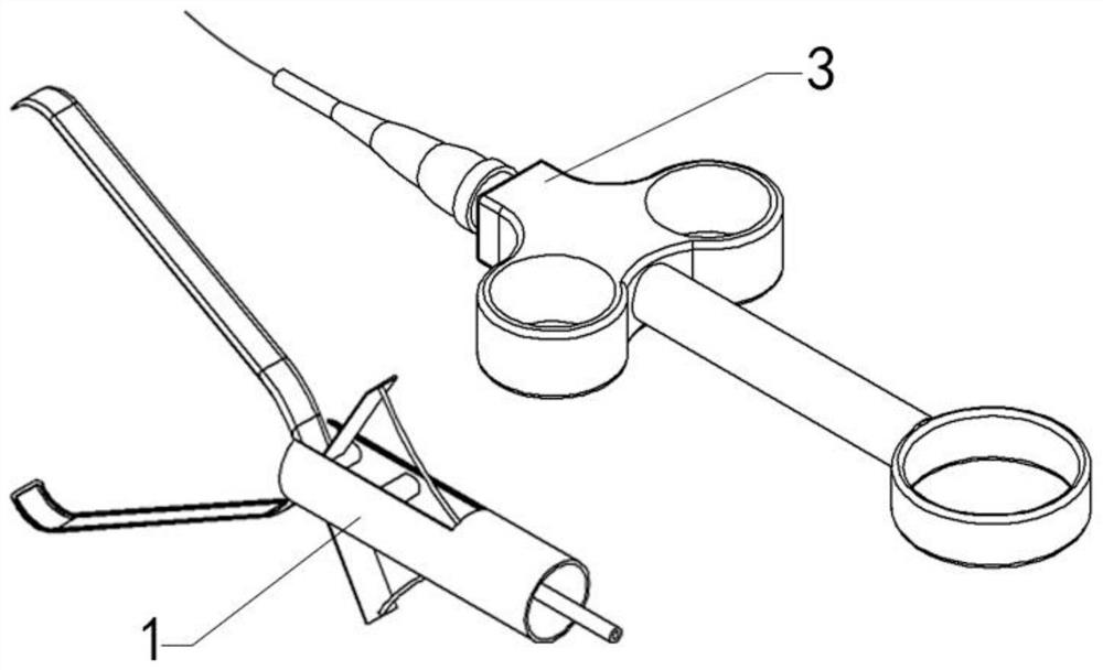 Large-range rotatable repeated opening and closing type bidirectional soft tissue holder