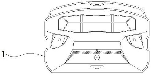 Vehicle door paint spraying device with multi-angle overturning function