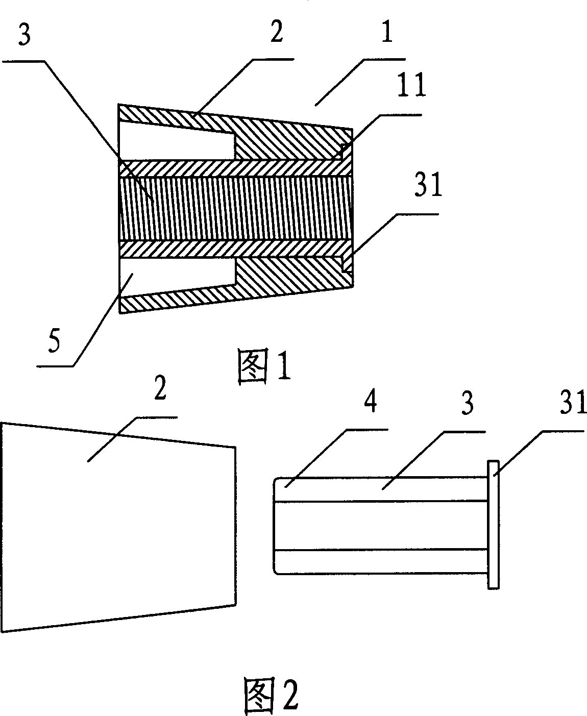 Joint of mould plate supporting and locating device for wall building and mould plate supporting and locating device for wall building
