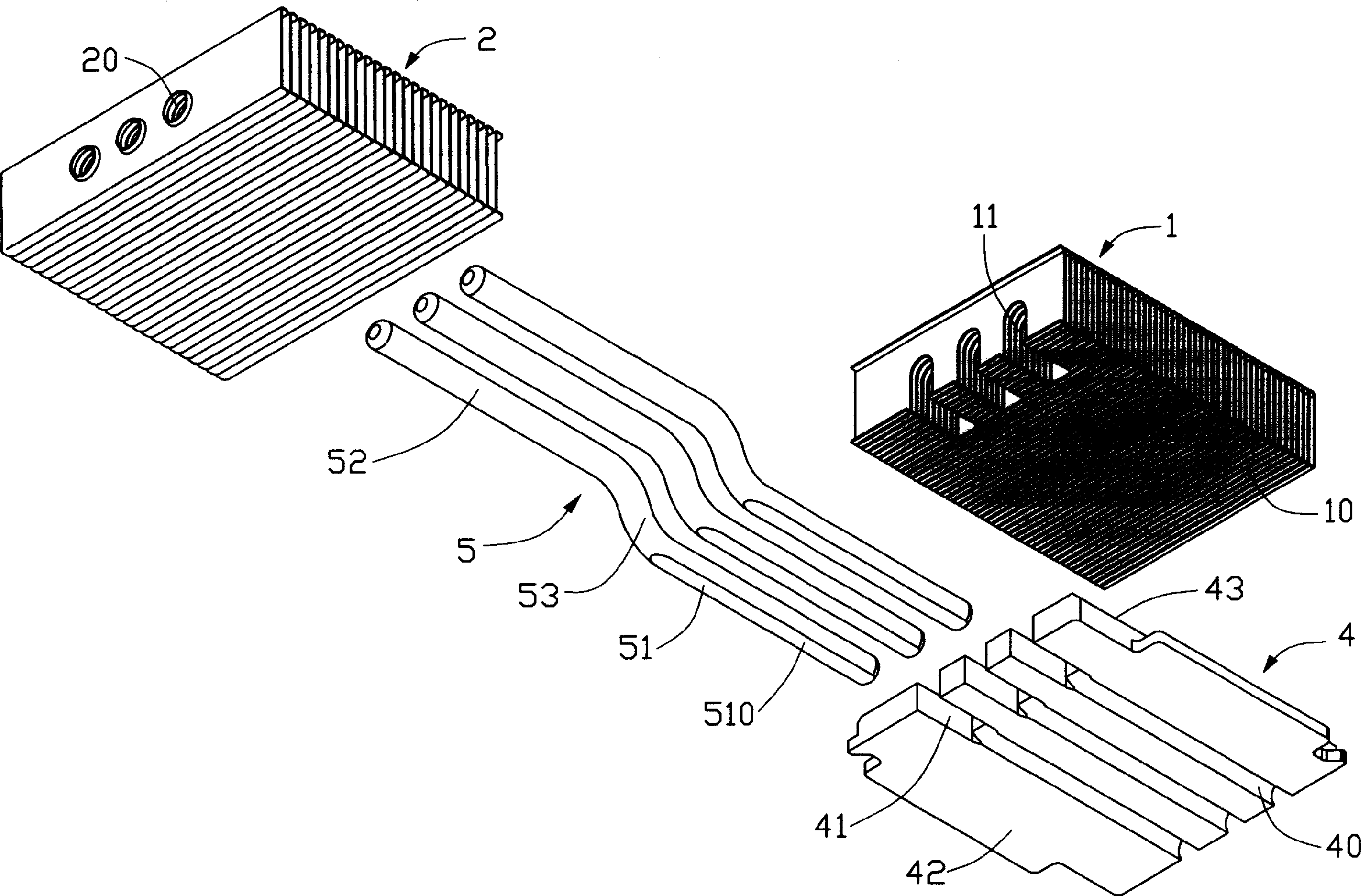Heat pipe radiating unit and manufacturing method thereof