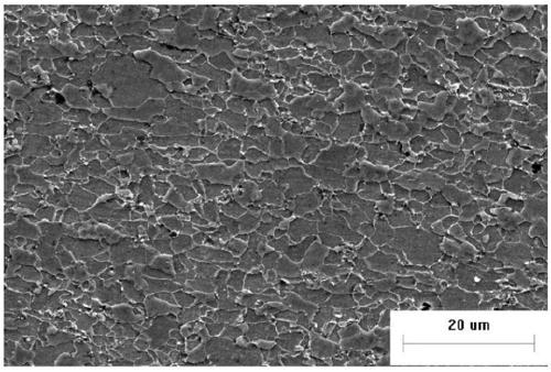 Preparation method and application of a 550mpa grade ultra-fine grain high-strength weathering steel