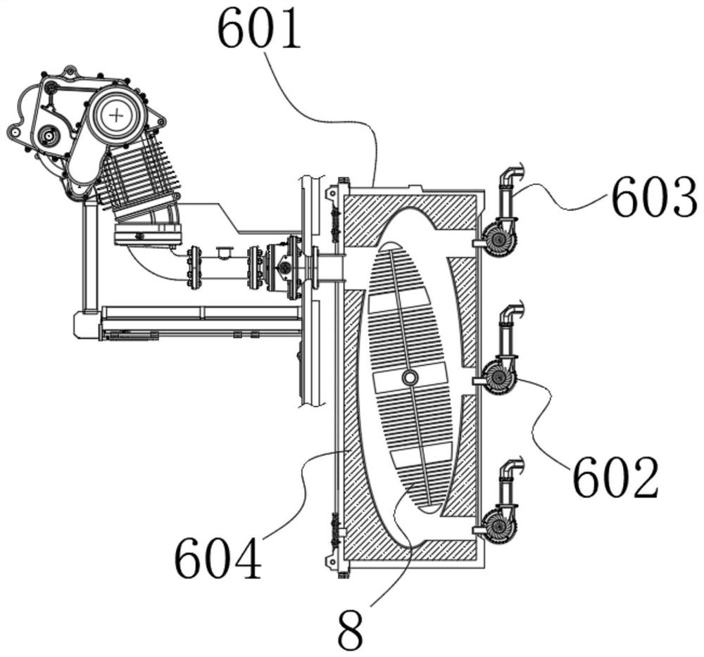 Movable portable three-temperature-zone drying machine