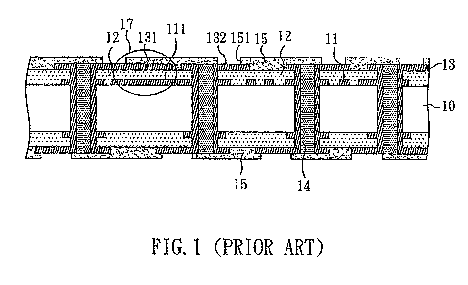 Circuit board structure with capacitors embedded therein and method for fabricating the same