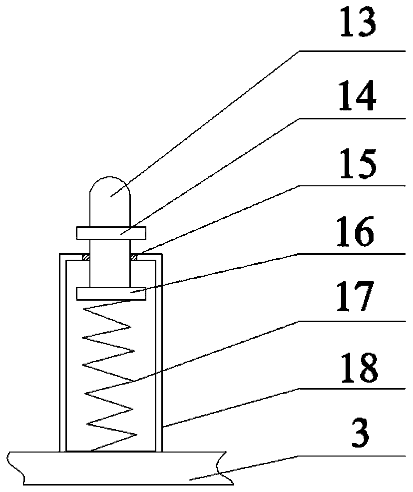 Truss type sacrificial anode protection device of double-cylinder horizontal metering separator