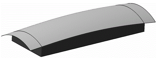 Longitudinal tensile loading trajectory design method based on mold surface extension